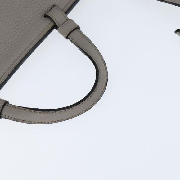 Gucci Bamboo Daily Top Handle Bag Leather Gray Leather Handbag (Pre-Owned) - Picture 7 of 16